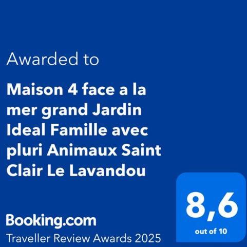 Maison 4 Face A La Mer Grand Jardin Ideal Famille Avec Pluri Animaux Saint Clair Le Lavandou Exterior foto
